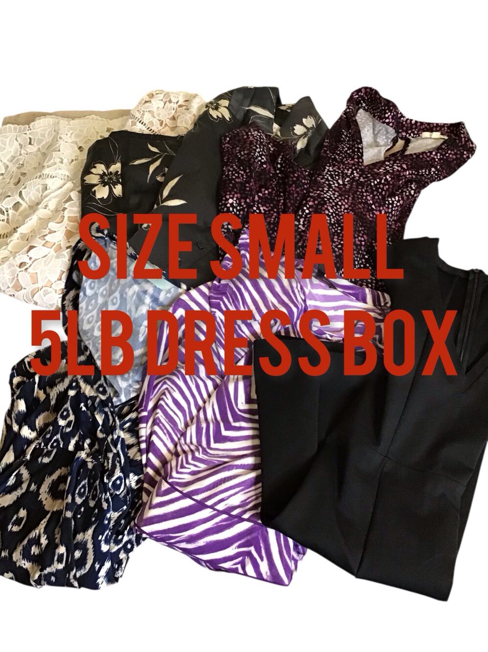 Women’s Dress 5lb box Size Small Various Brands Nwt to EUC